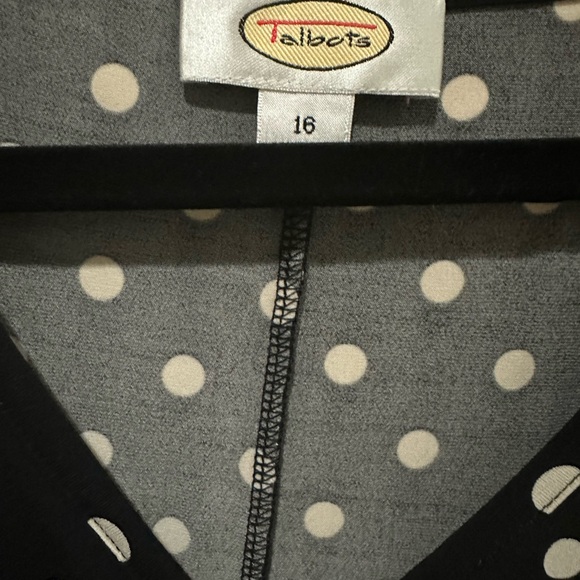 Polka Dot V-Neck Dress - Picture 2 of 2